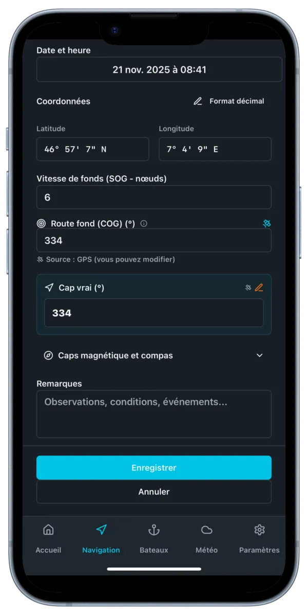 Navigation GPS