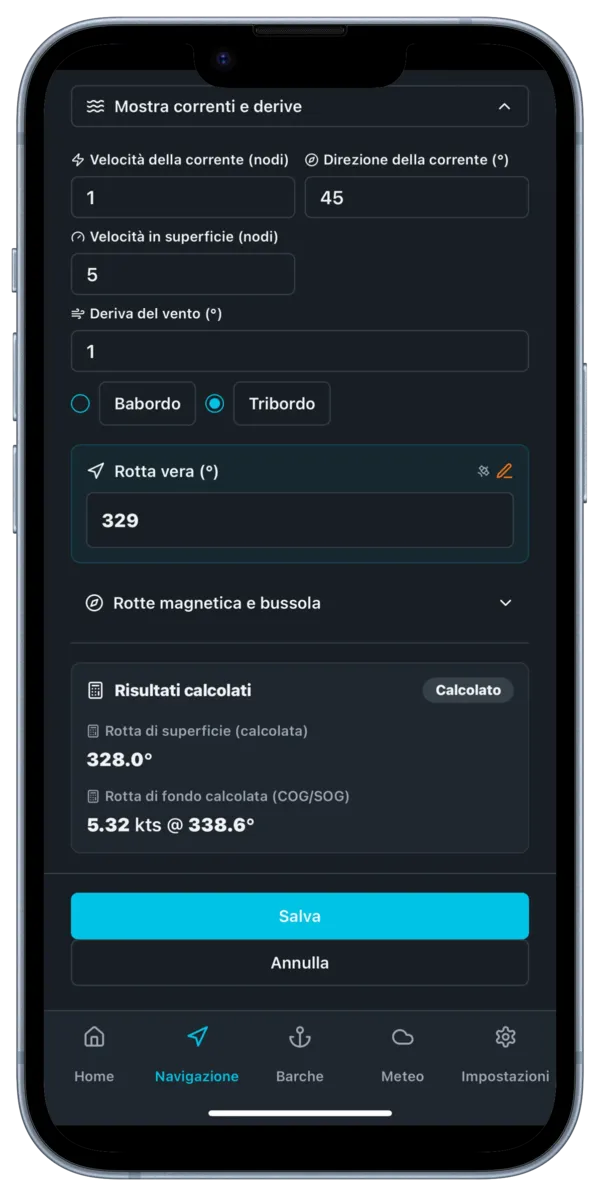 Correnti e deriva