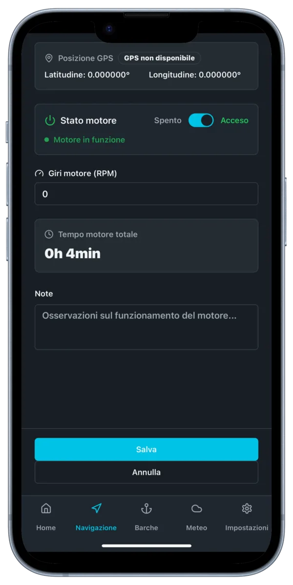 Gestione motore