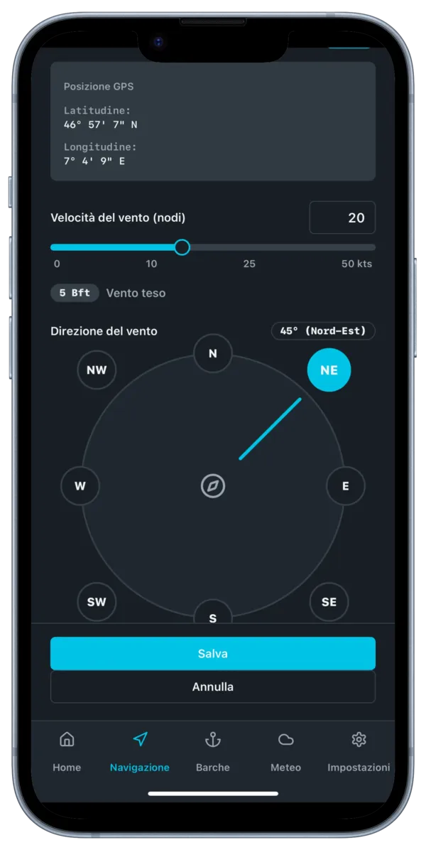 Anemometro e vento
